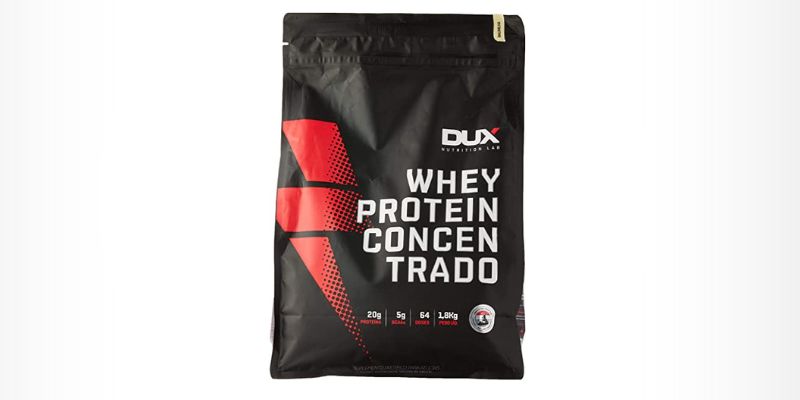 Whey Protein Concentrado Refil (1.8Kg) Baunilha - DUX