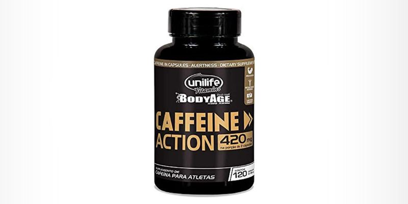 Caffeine Action 120 Cápsulas 420mg - Unilife