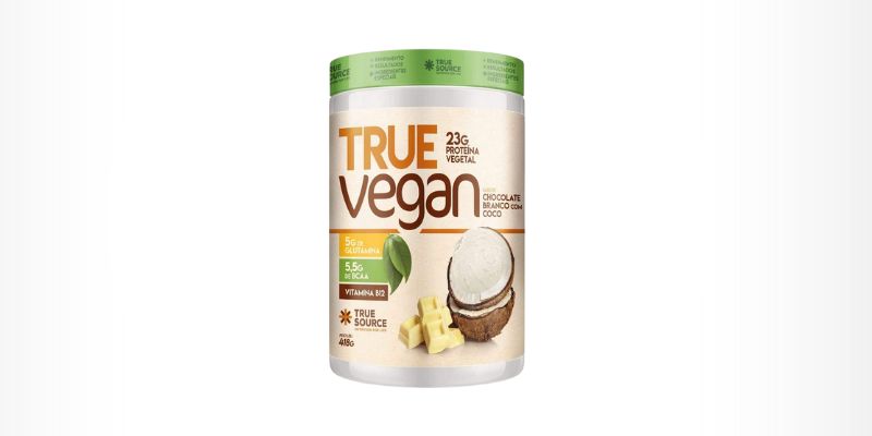 Proteína Vegetal Chocolate Branco com Coco - True Source 