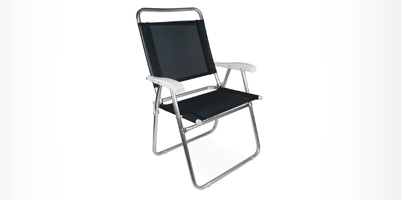 Cadeira Master Plus Alumínio Preta - Mor