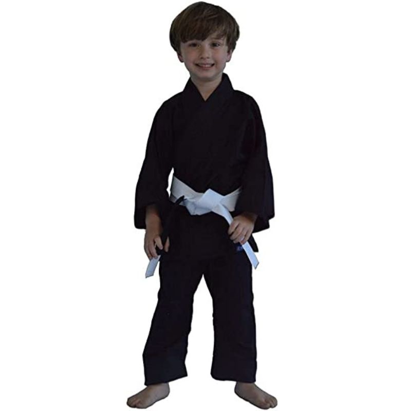 Kimono Torah Judo/Jiu Jitsu Preto Combat Kids - Torah