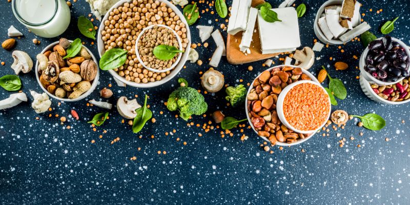 Tipos de proteínas veganas