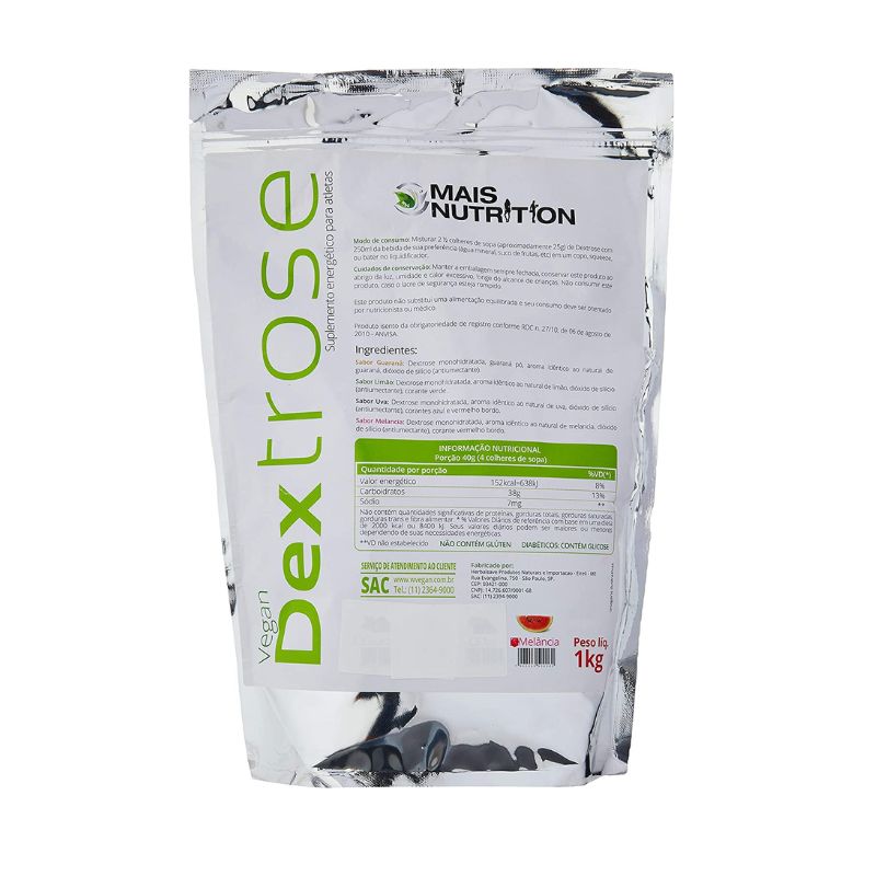Dextrose Vegan – Mais Nutrition 
