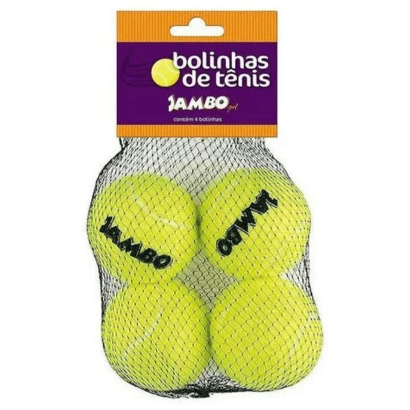 Bola de Tênis Amarela para Cães - Jambo Pet