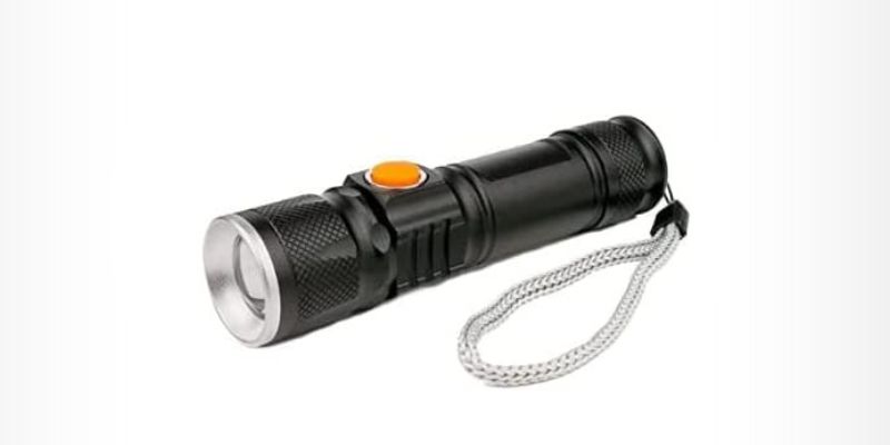 Mini lanterna de led T6 recarregável – Desconhecido 